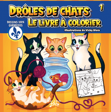 Charger l'image dans la galerie, Victor et Anaïs DRÔLES DE CHATS Le livre à colorier