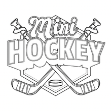 Charger l'image dans la galerie, Victor et Anaïs MINI HOCKEY Le livre à colorier
