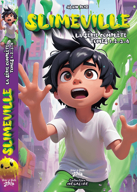 Victor et Anaïs Livre SLIMEVILLE  – La série complète Tomes 1-2-3-4